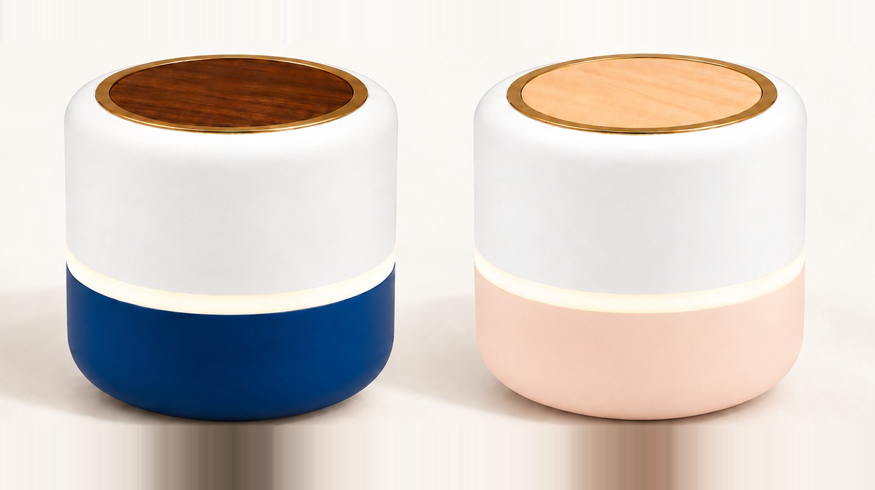 BIU SONA in Blue and Peach
